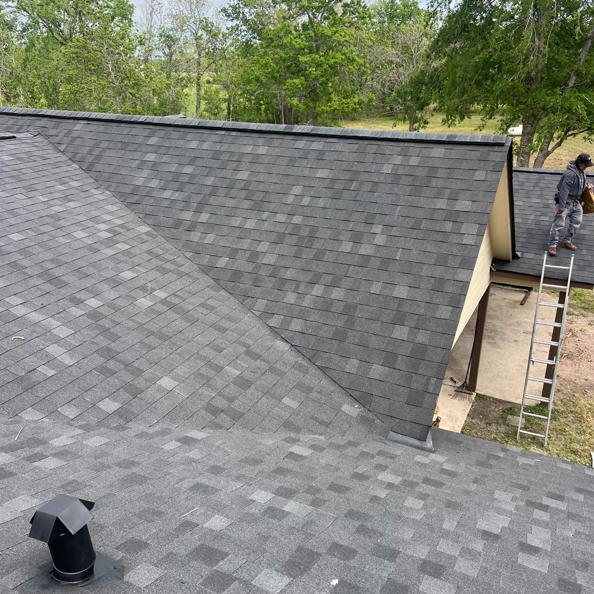 Roof after replacement